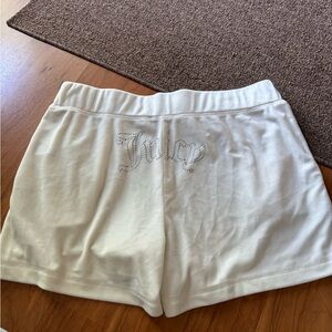 Juicy Couture Ivory Lounge Shorts